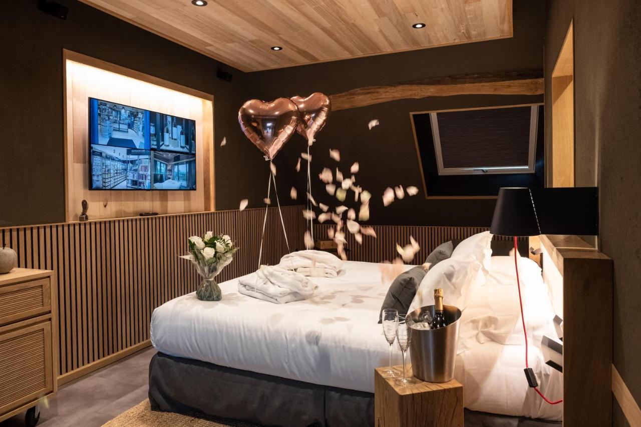 Le Studio Des Pres Verts Suite Design Avec Jacuzzi Privatif Jouey Zewnętrze zdjęcie